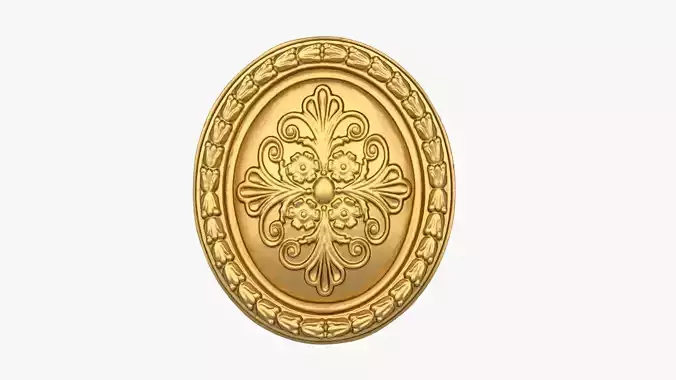 Classic decor ornament 263 3D model