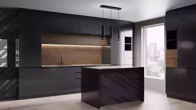 Luxury Kitchen Assets SET 1 Moddular