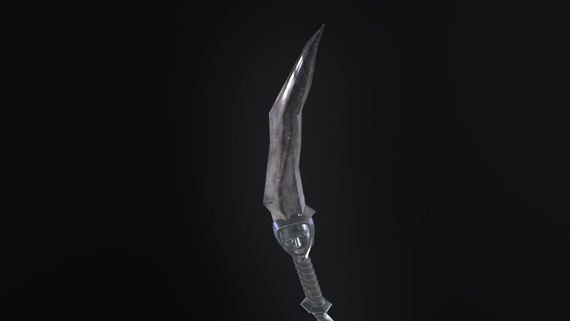 stylized fantasy dagger pack Low-poly 3D model_27