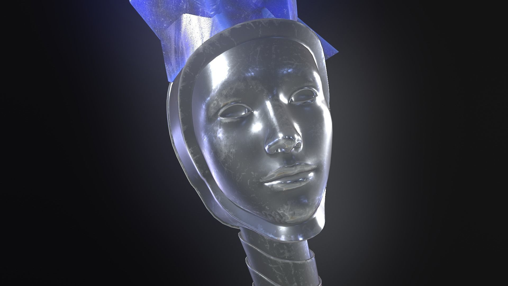 stylized fantasy dagger pack Low-poly 3D model_12