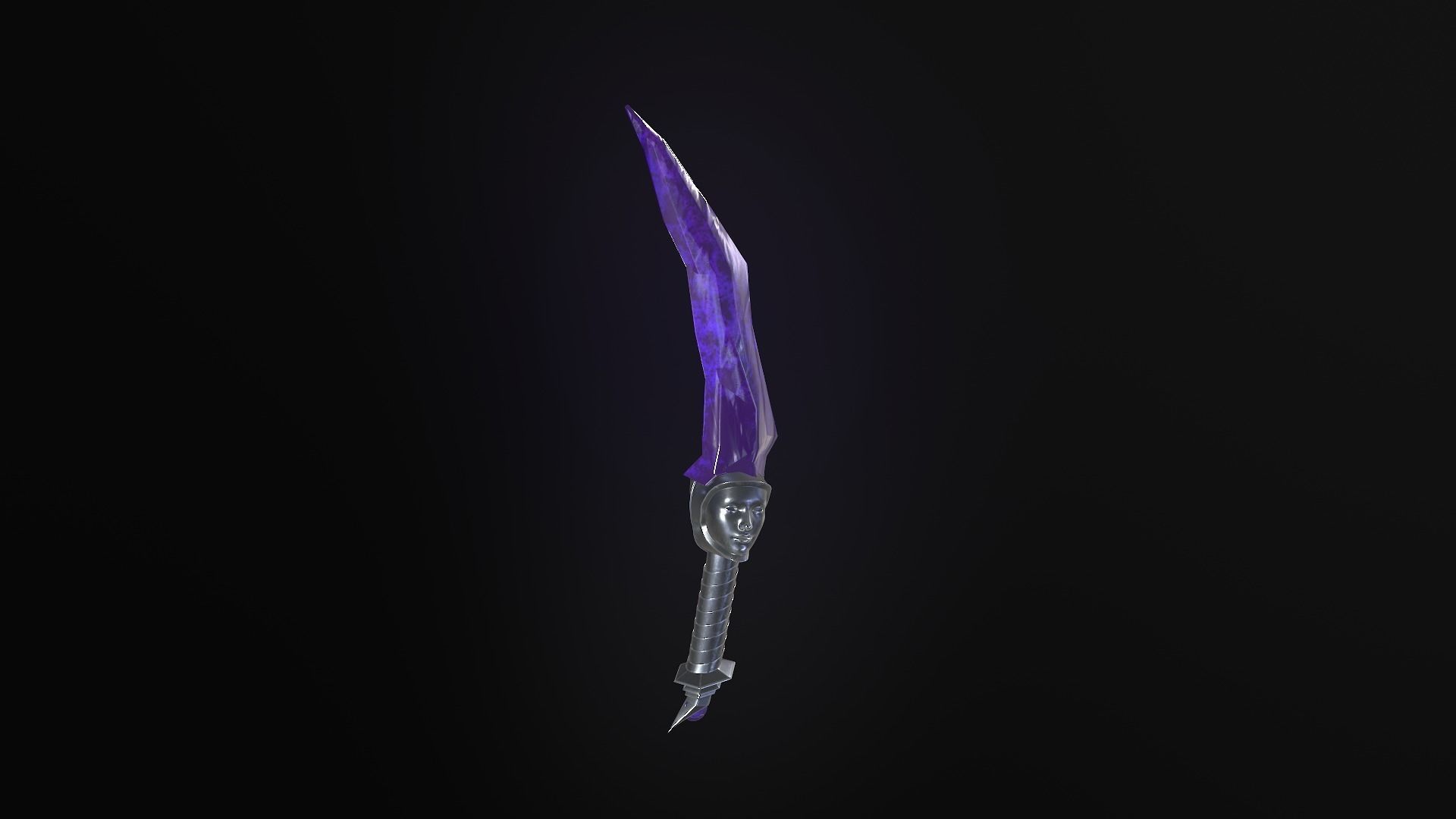 stylized fantasy dagger pack Low-poly 3D model_21
