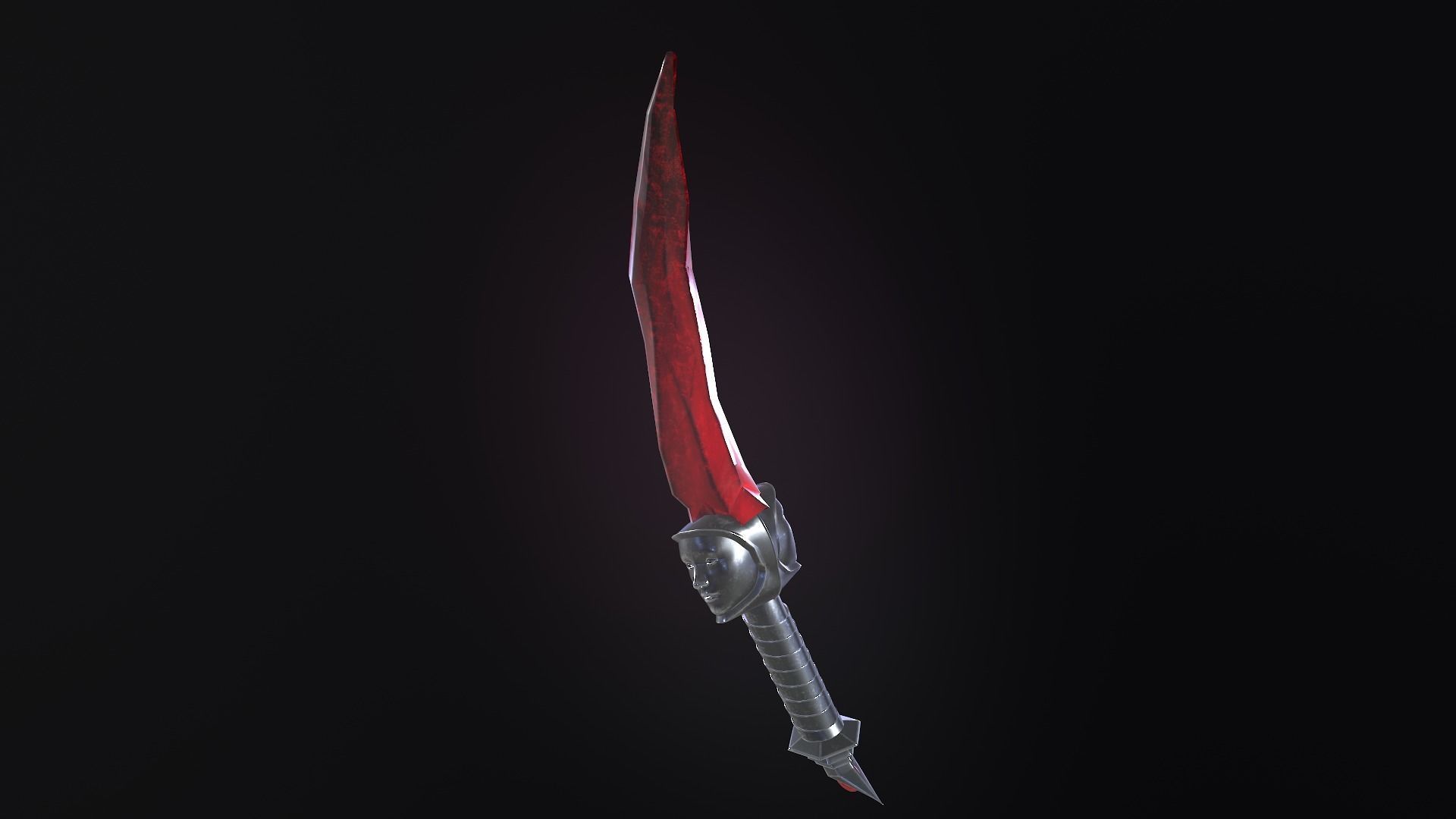 stylized fantasy dagger pack Low-poly 3D model_24