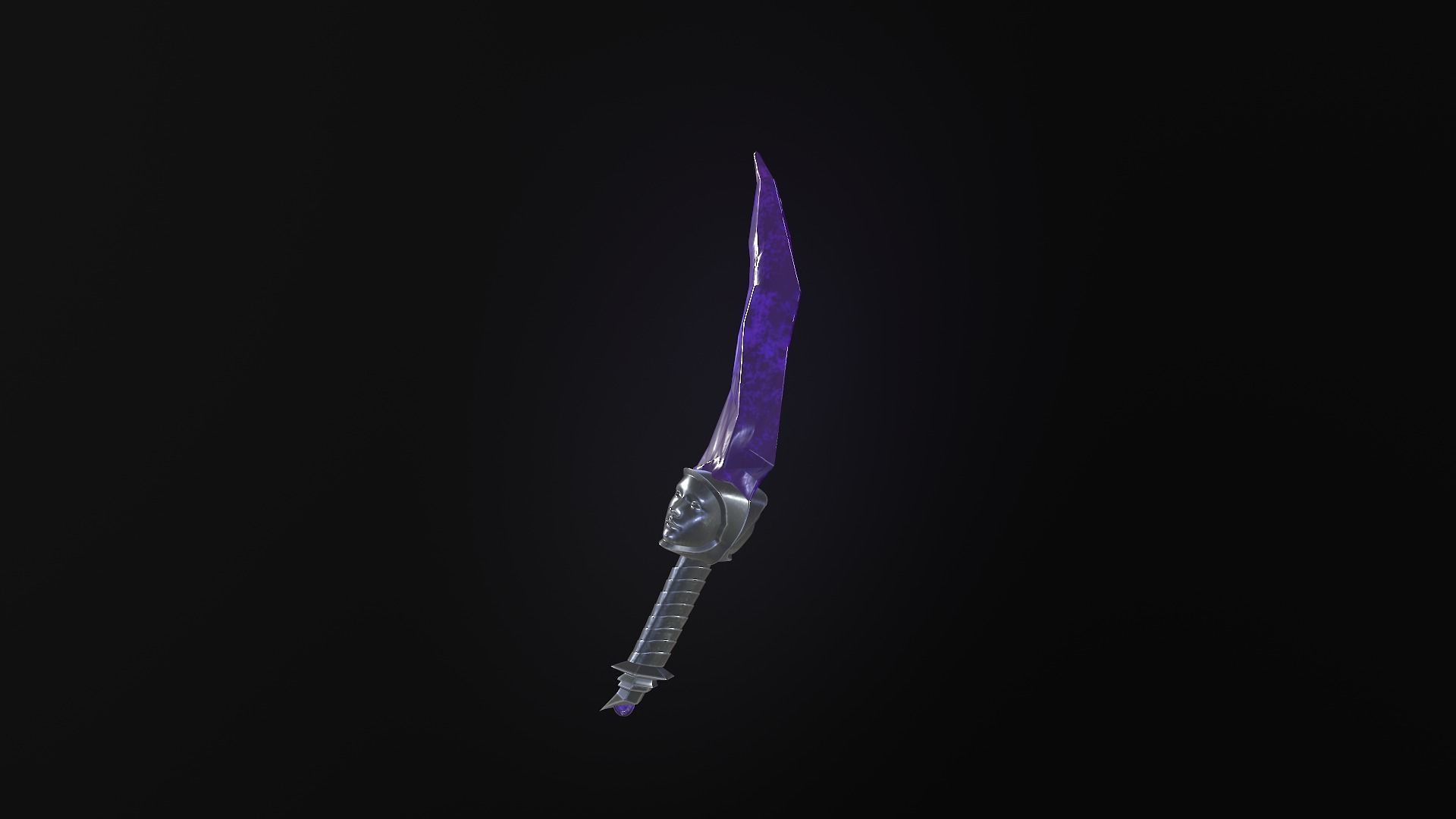 stylized fantasy dagger pack Low-poly 3D model_20