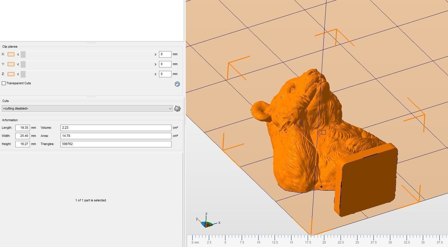 Panda eats bamboo 3D print model_20