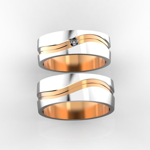 Combined wedding bands