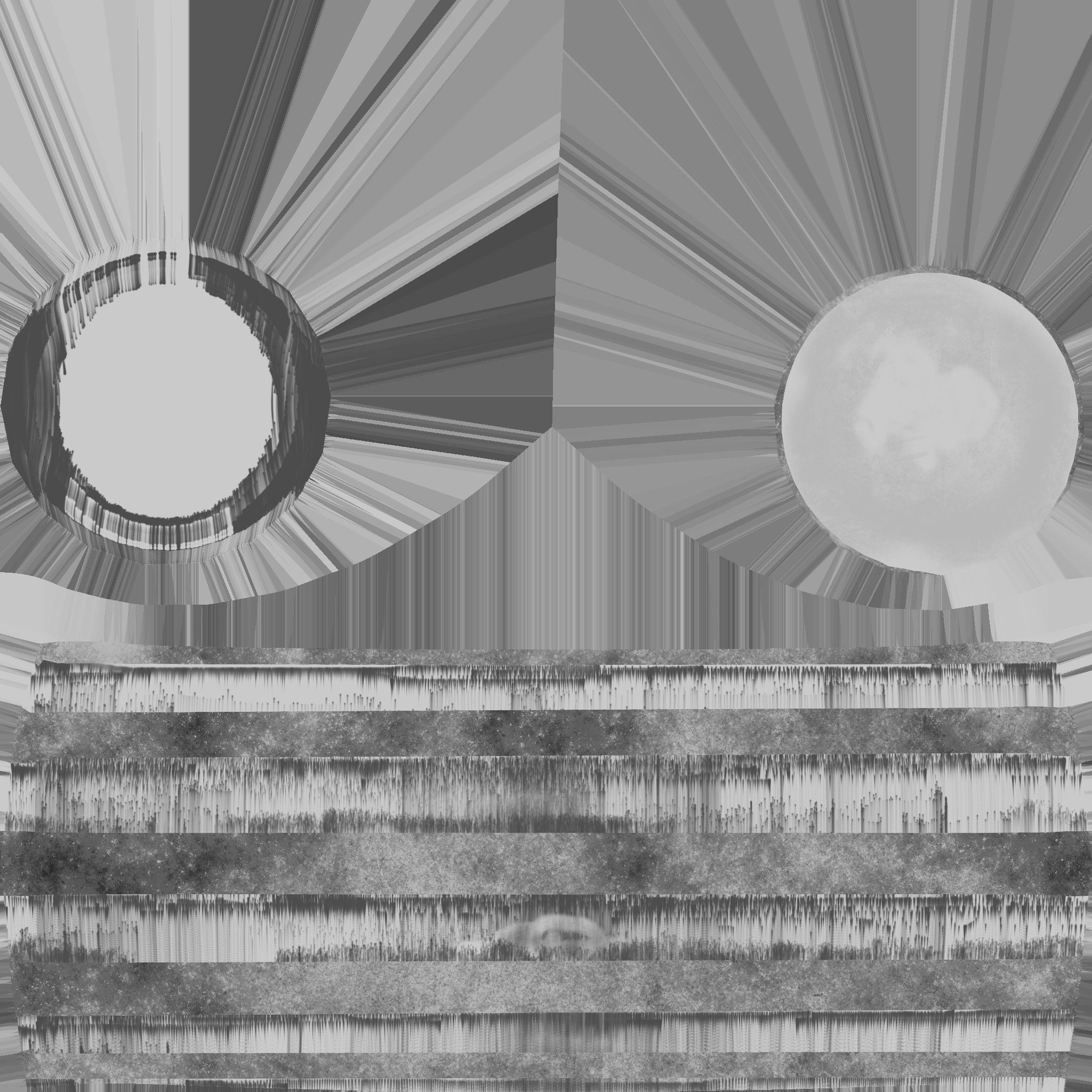 Barrel two vases Free low-poly 3D model_5