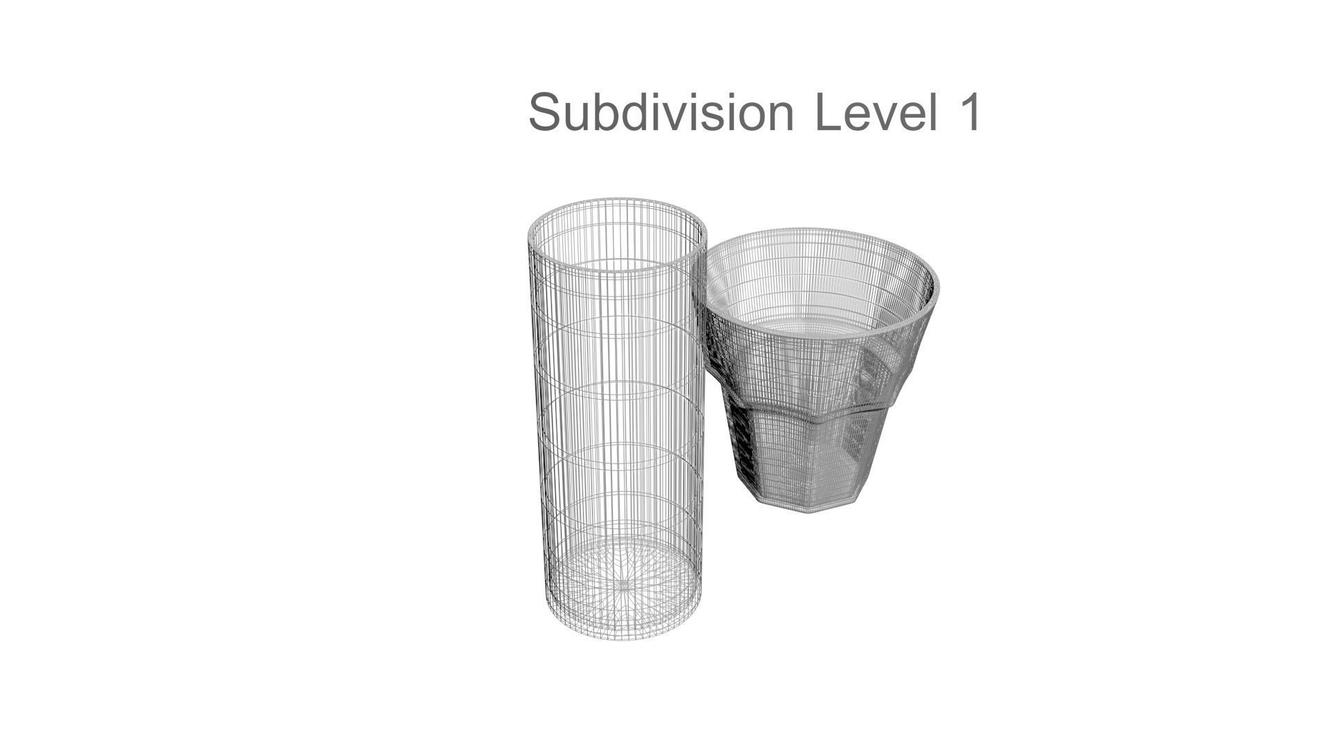 2 Glass Cups 3D model_15