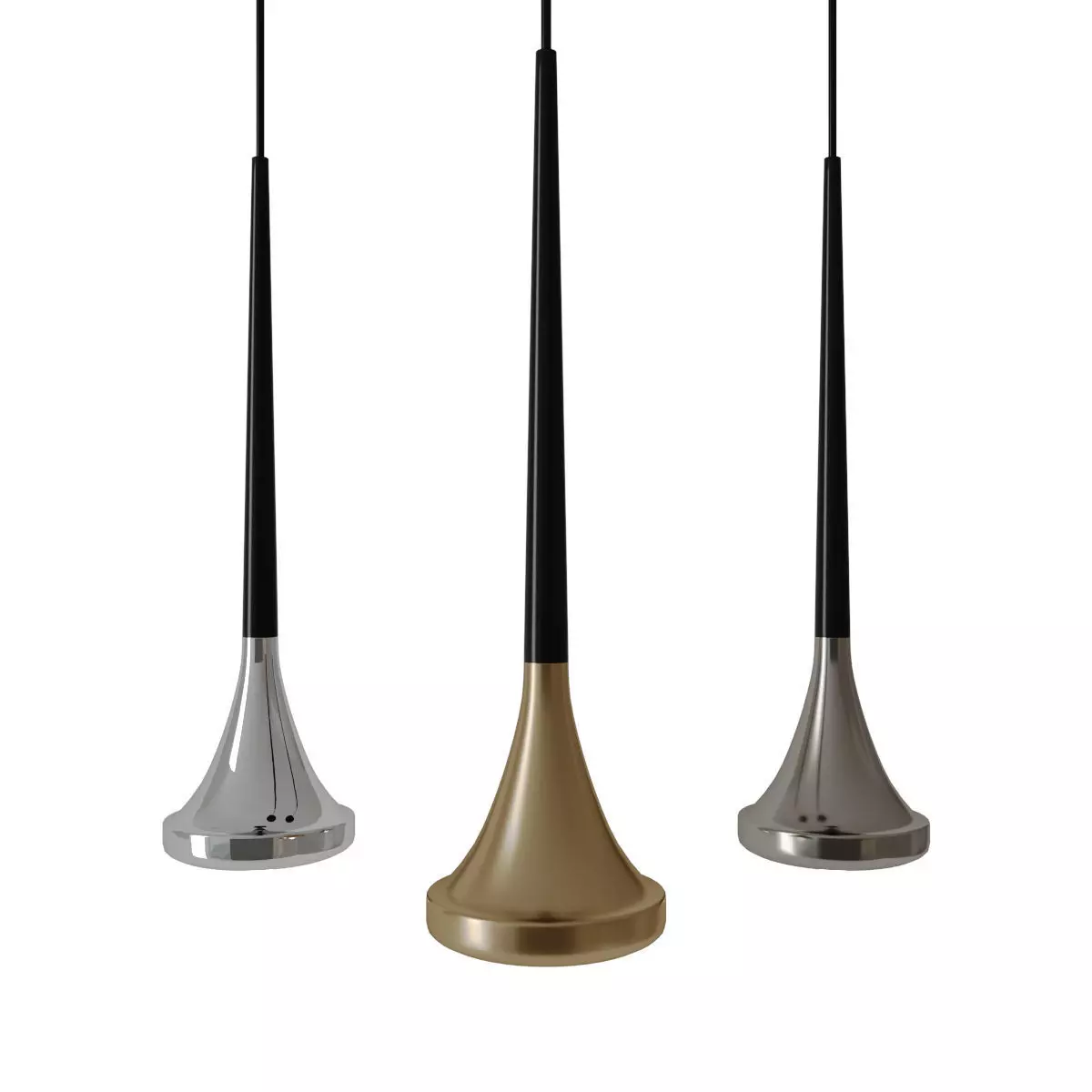 Davis LED pendant light by Kuzco Lighting 3D model_0