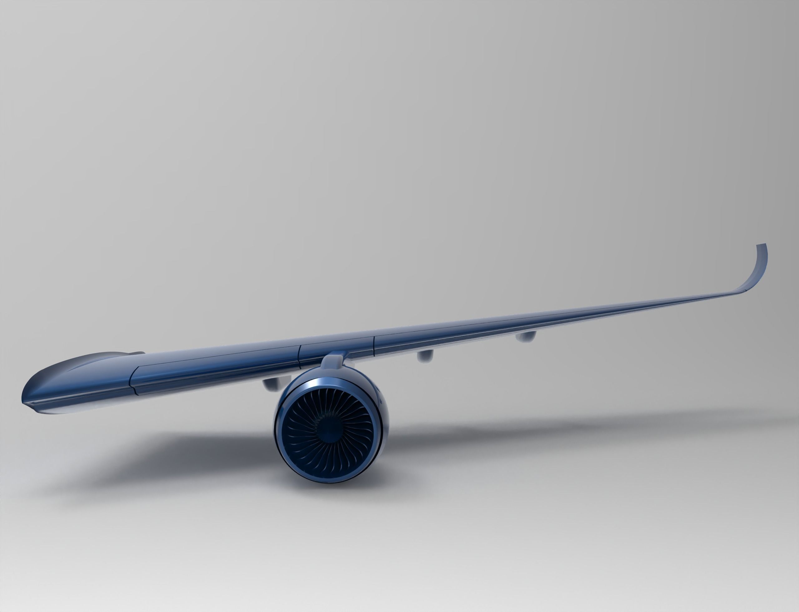 Airbus A350 Wing 3D print model_1