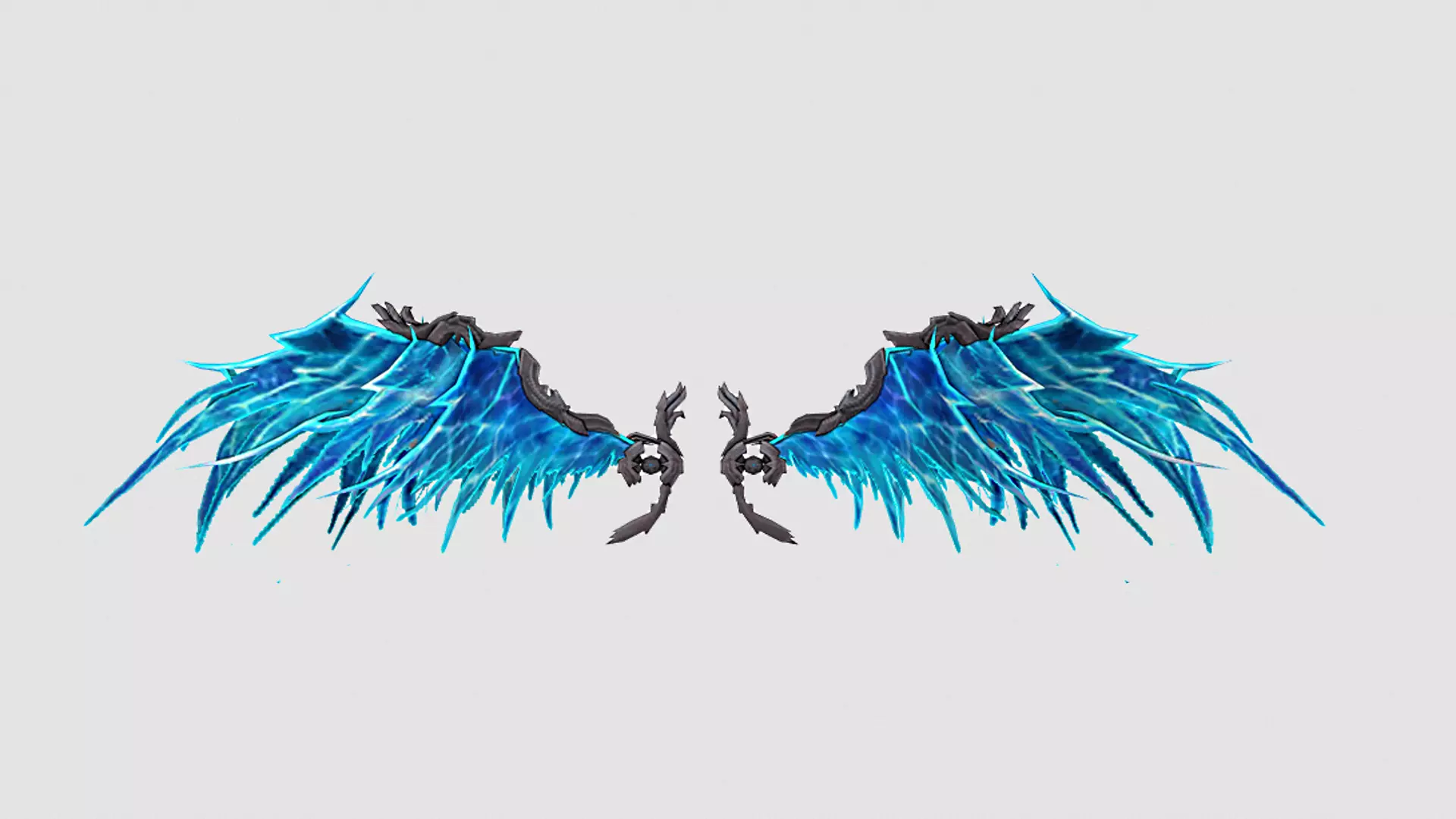 Ice Wing Low-poly 3D model_0