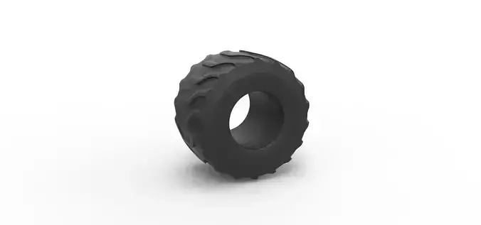 Monster Jam tire 22 Scale 1 to 25