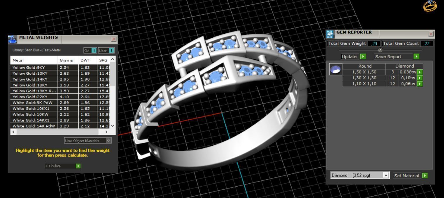 Snake Fashion Ring 3D print model_2