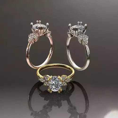 Diamond Ring - 9 Pieces