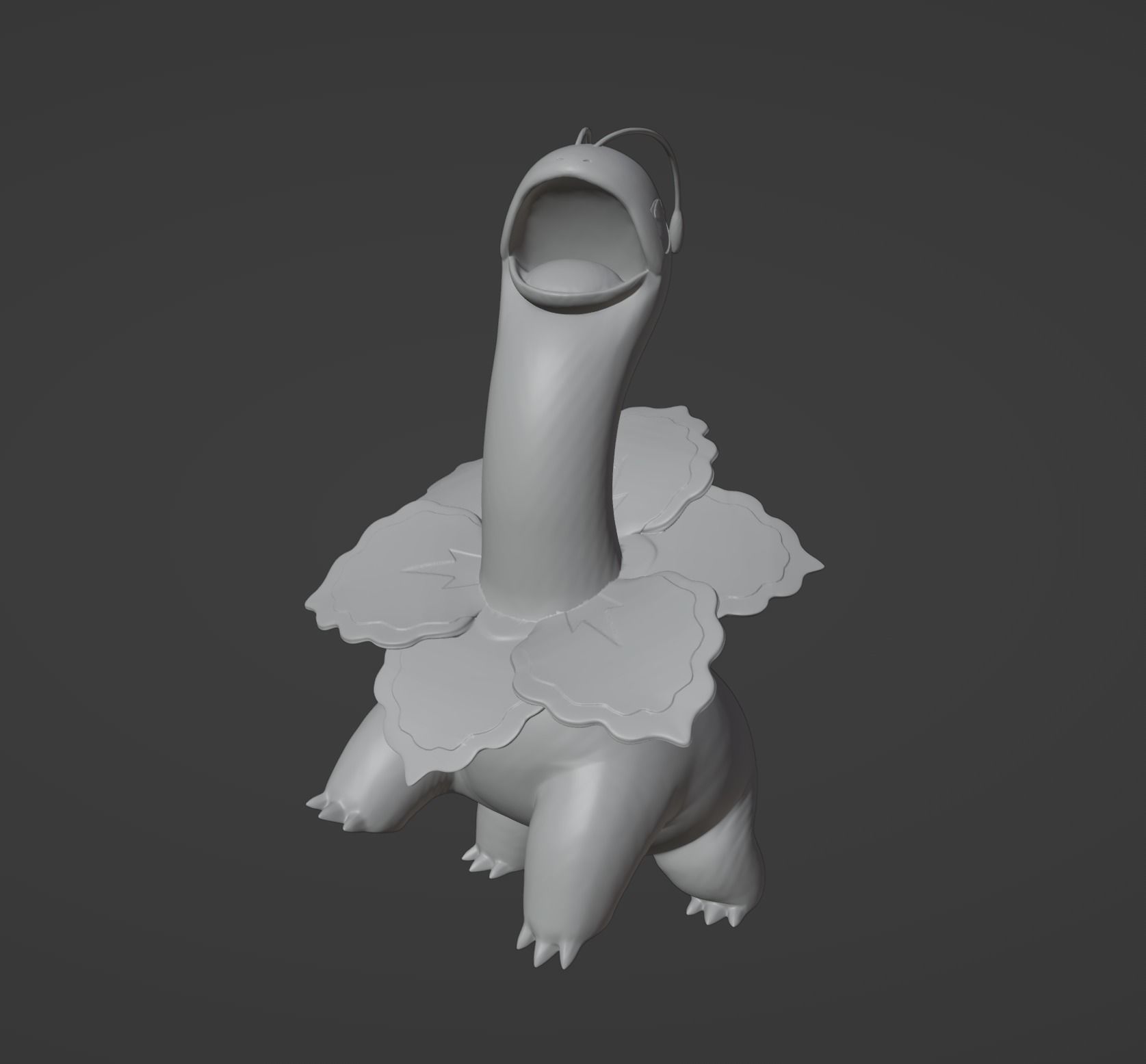 Chikorita Bayleef and Meganium 3D print model 3D print model_35