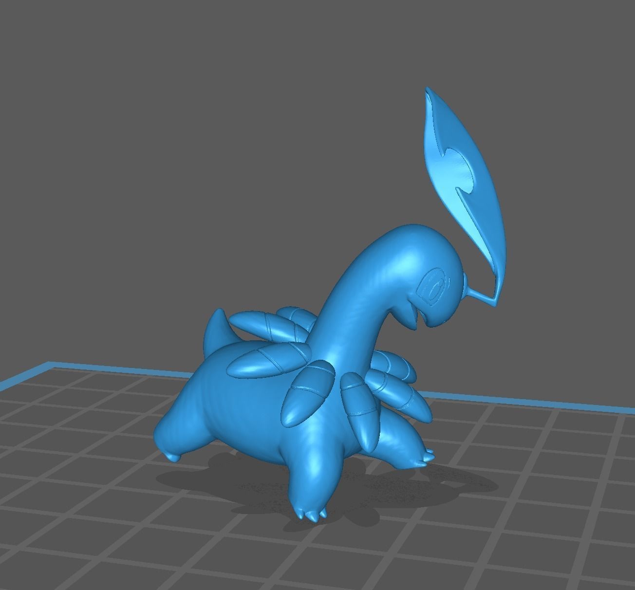 Chikorita Bayleef and Meganium 3D print model 3D print model_32