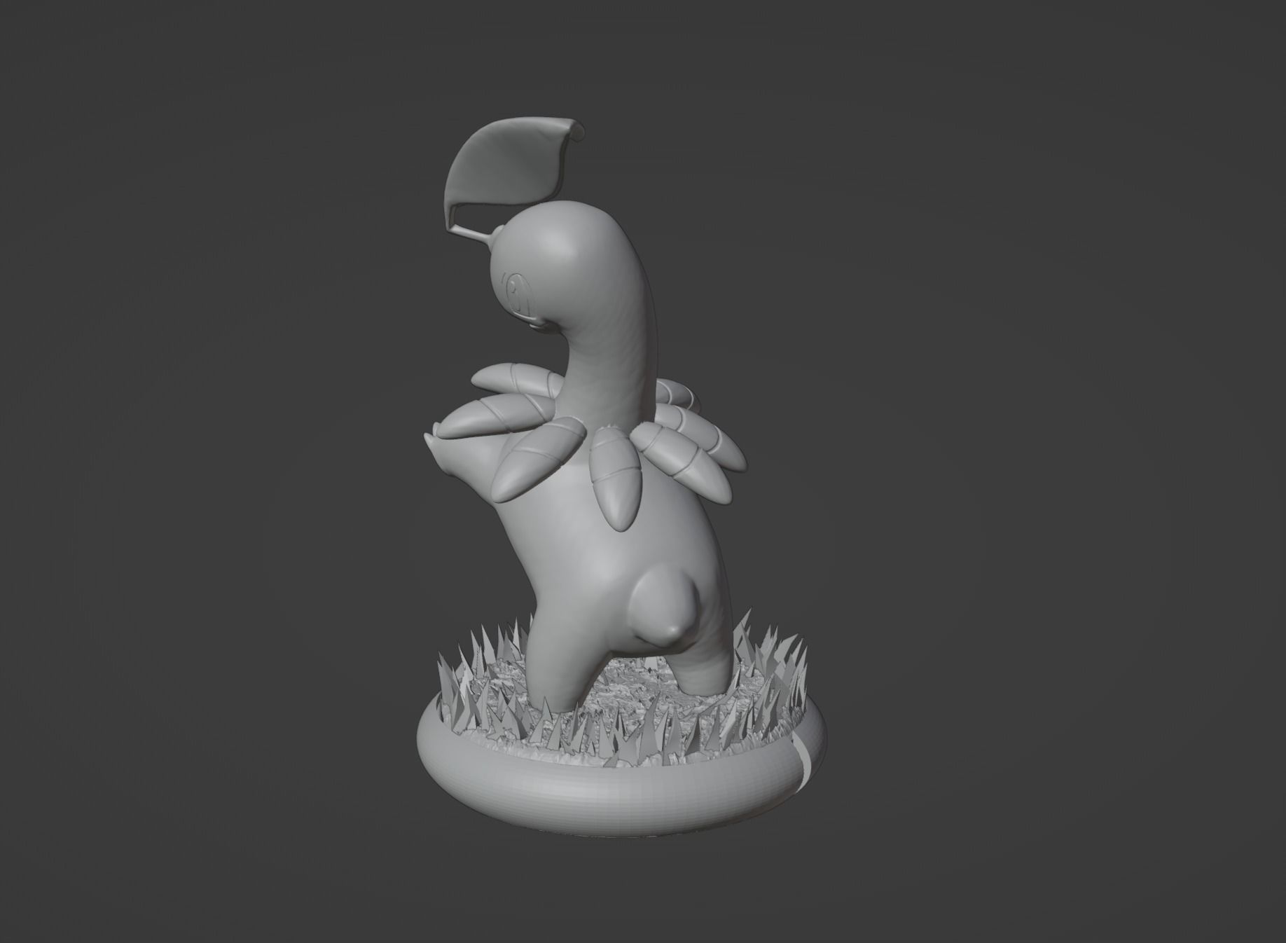Chikorita Bayleef and Meganium 3D print model 3D print model_24