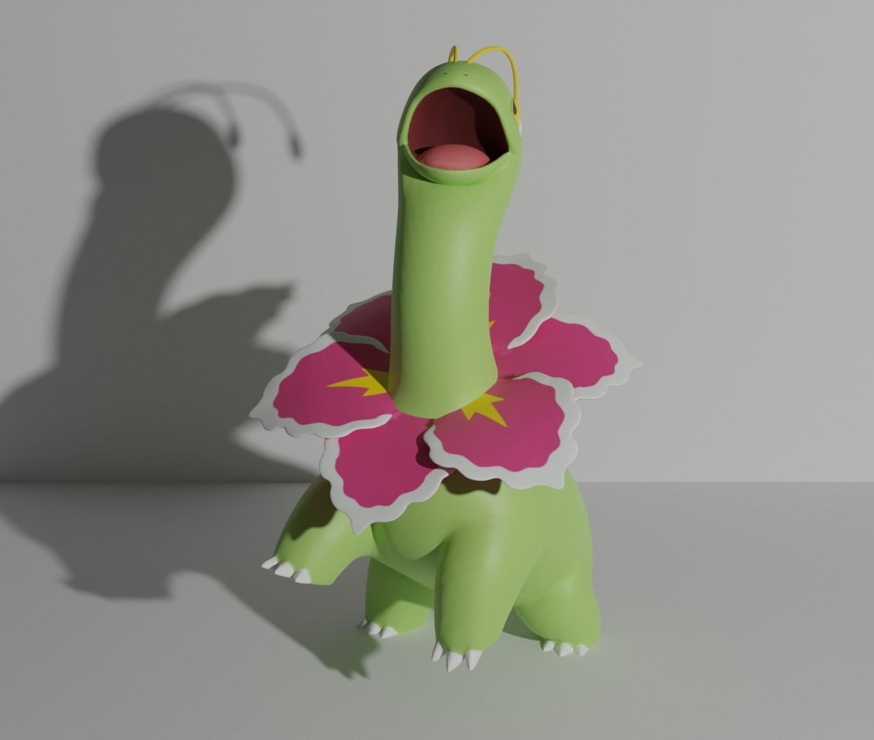 Chikorita Bayleef and Meganium 3D print model 3D print model_10
