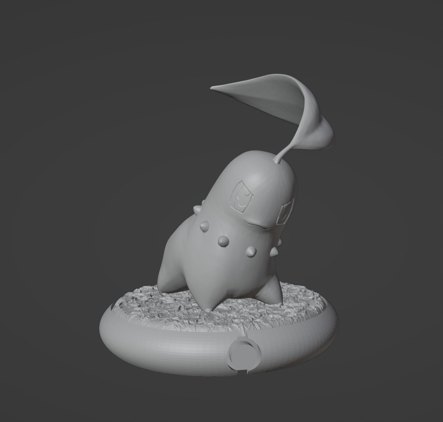 Chikorita Bayleef and Meganium 3D print model 3D print model_12