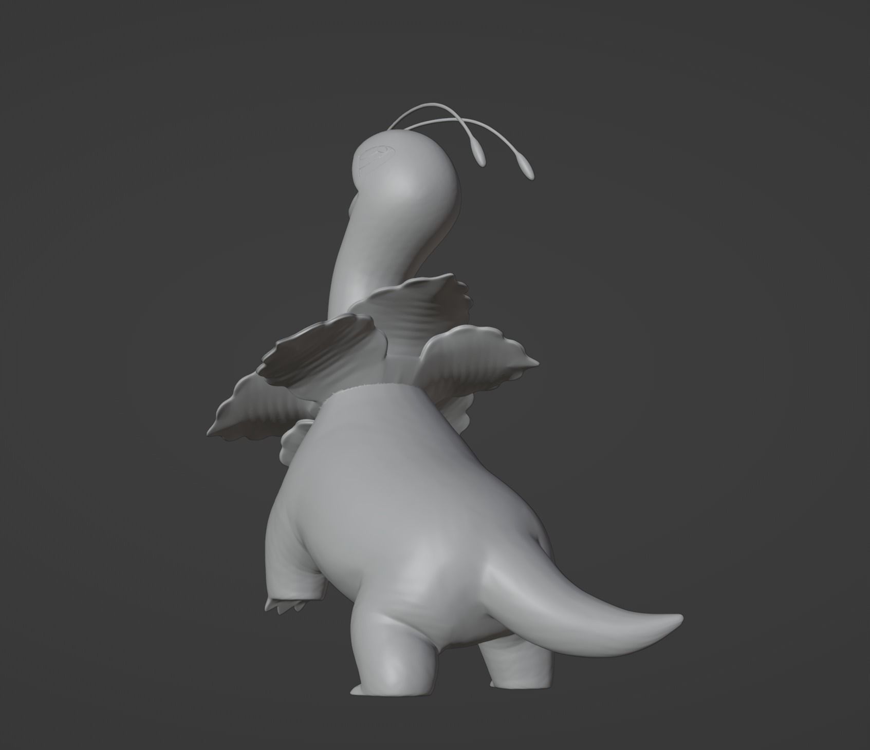 Chikorita Bayleef and Meganium 3D print model 3D print model_34