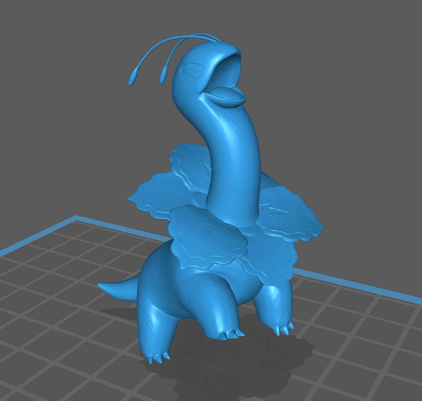 Chikorita Bayleef and Meganium 3D print model 3D print model_38