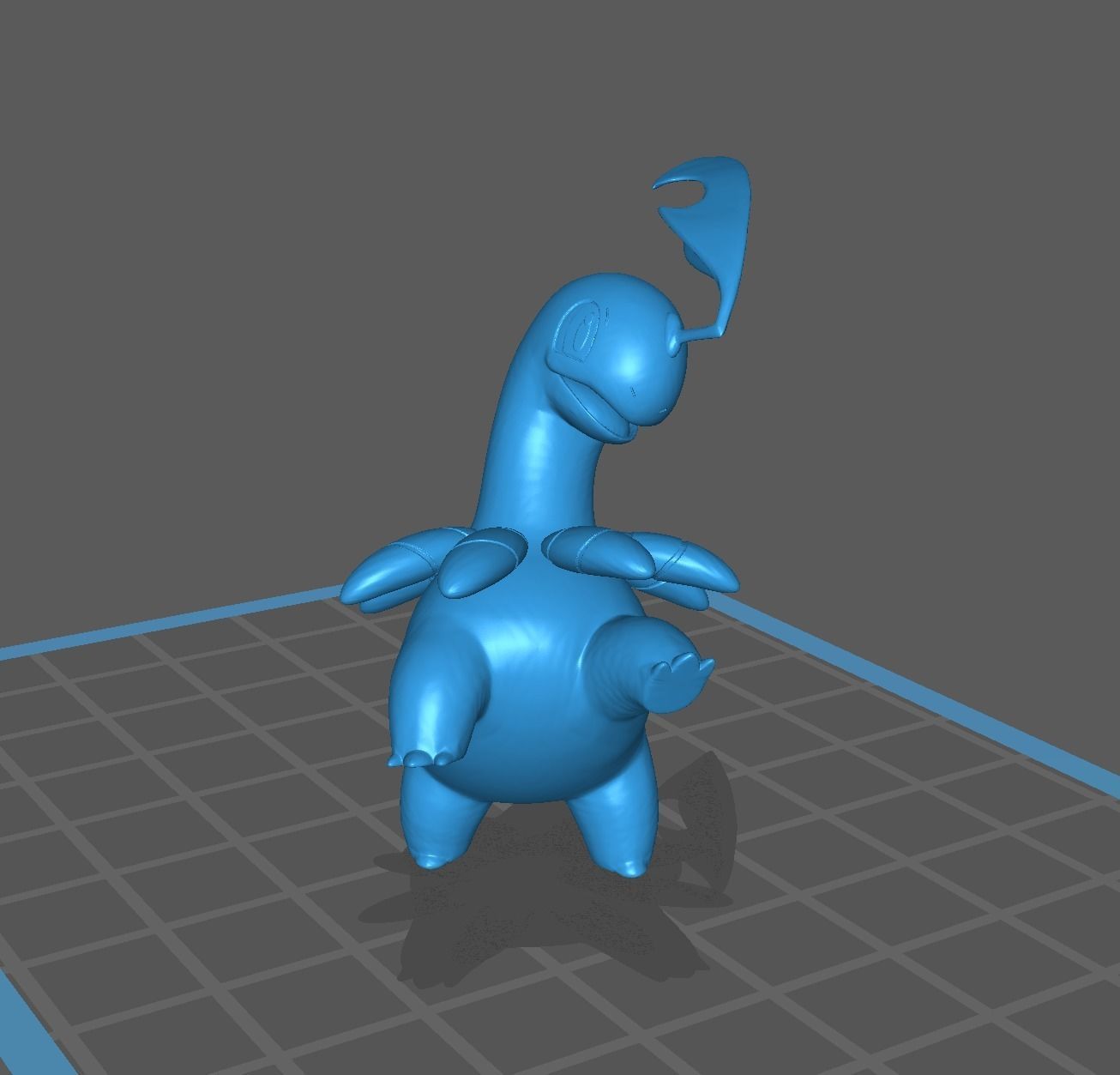 Chikorita Bayleef and Meganium 3D print model 3D print model_27