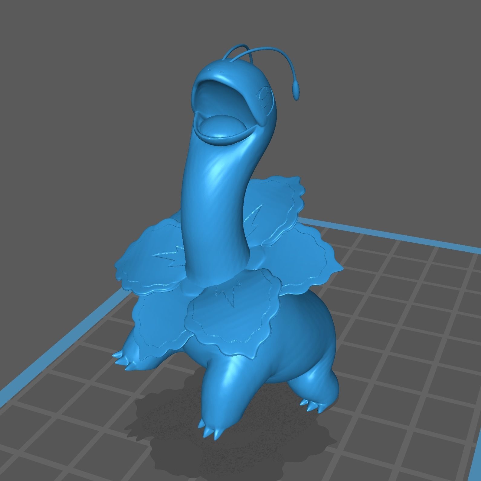 Chikorita Bayleef and Meganium 3D print model 3D print model_43