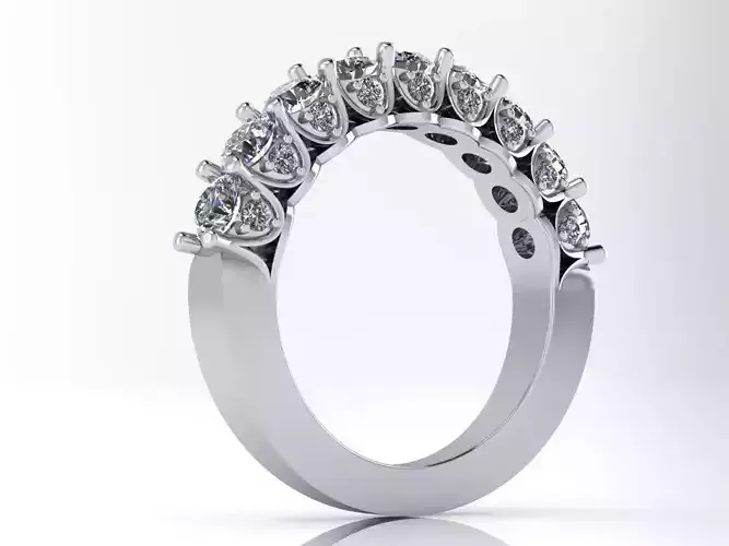 Union Half Eternity Band - Ring