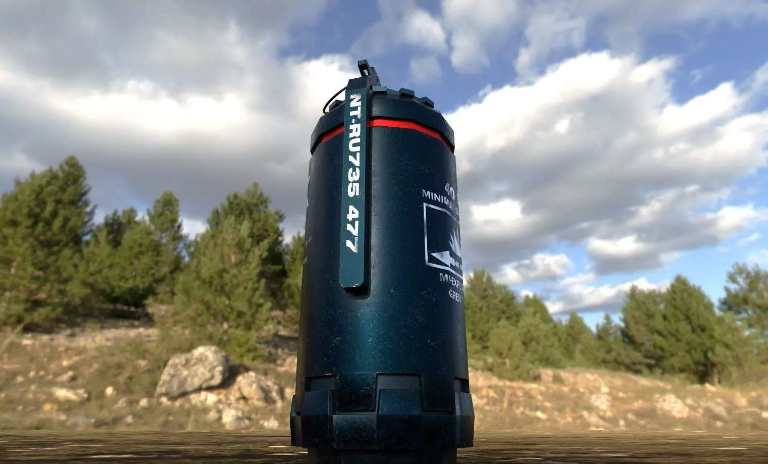 3D Graned VFXpoint88 Low-poly 3D model_0