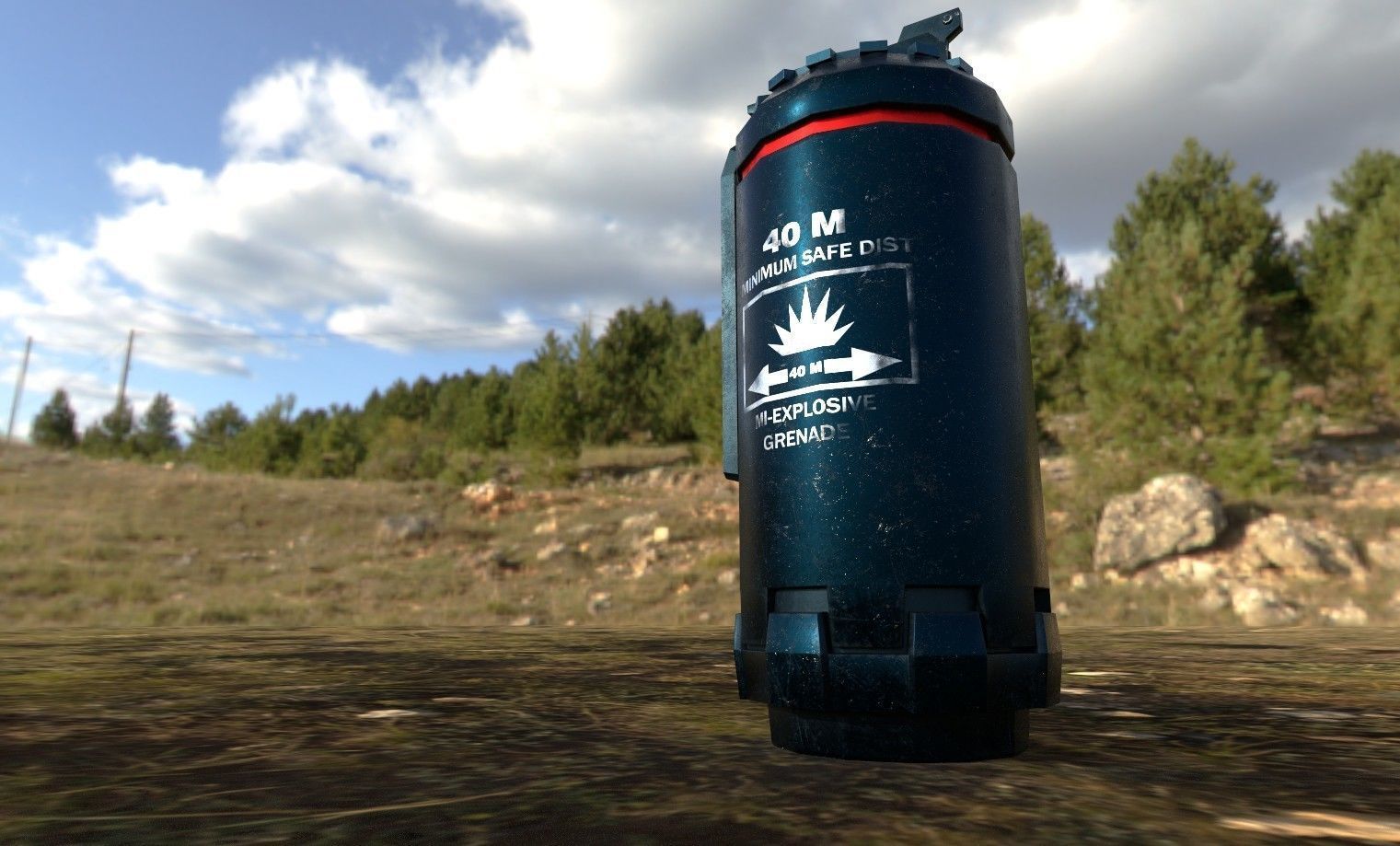 3D Graned VFXpoint88 Low-poly 3D model_2