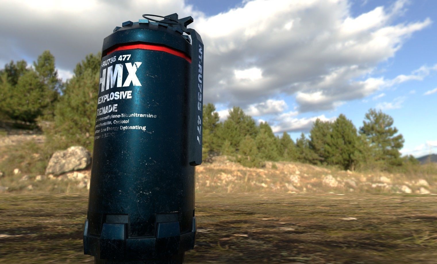 3D Graned VFXpoint88 Low-poly 3D model_4