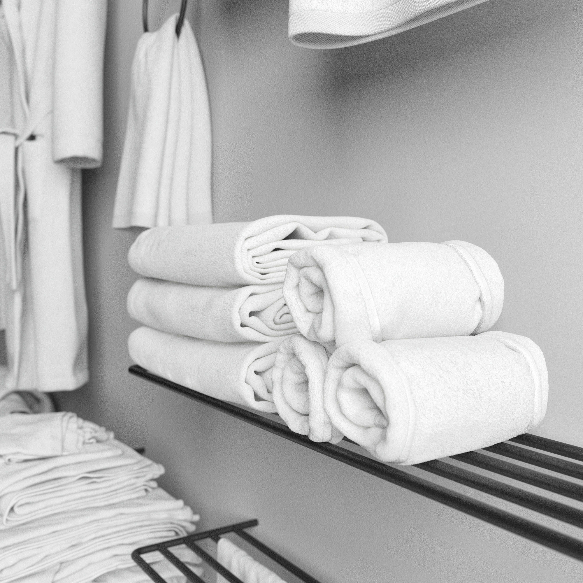 Bathroom Accessories set 01 3D model_5