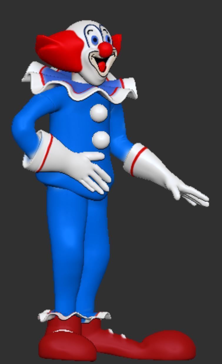 Bozo the Clown 3D print model_1