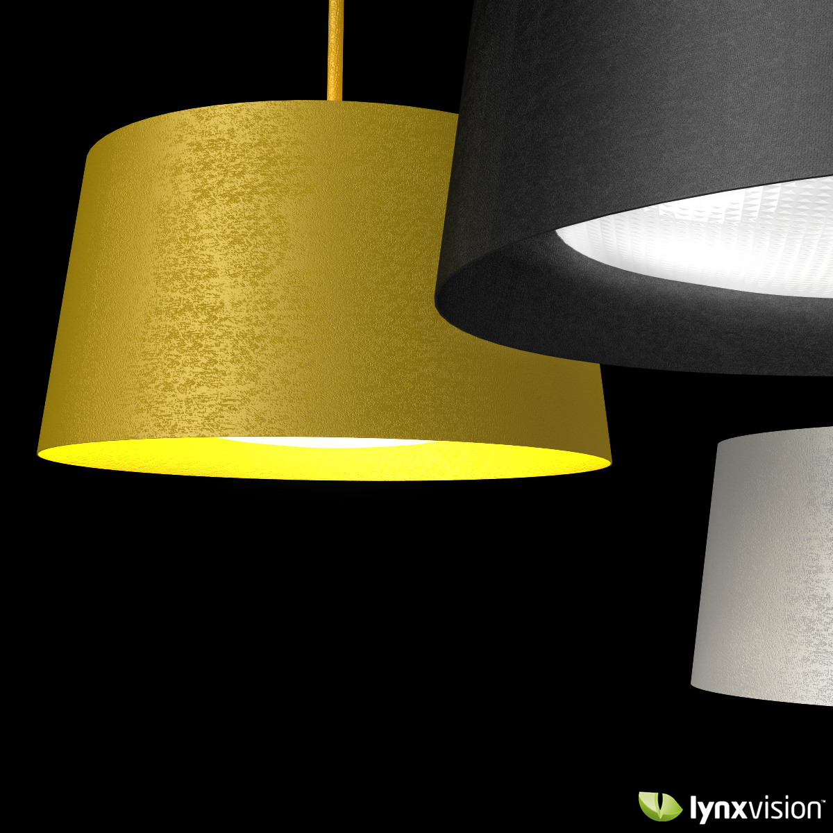 Twiggy Grande Pendant Lamp 3D model_1