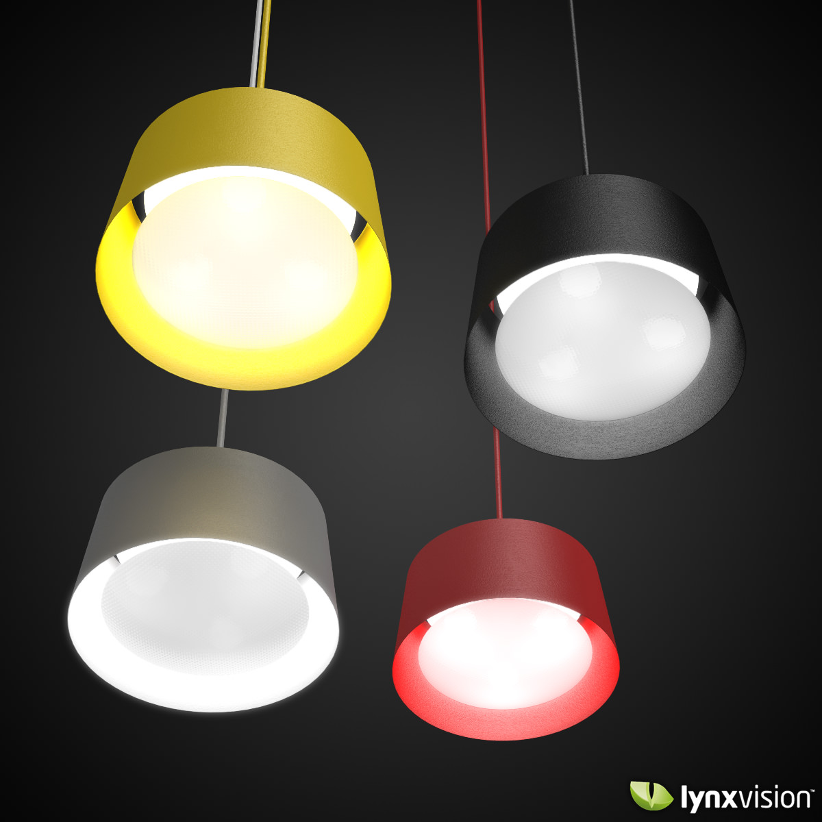 Twiggy Grande Pendant Lamp 3D model_2