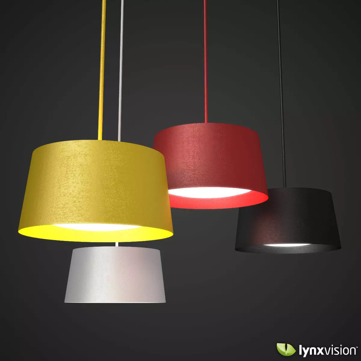 Twiggy Grande Pendant Lamp 3D model_0