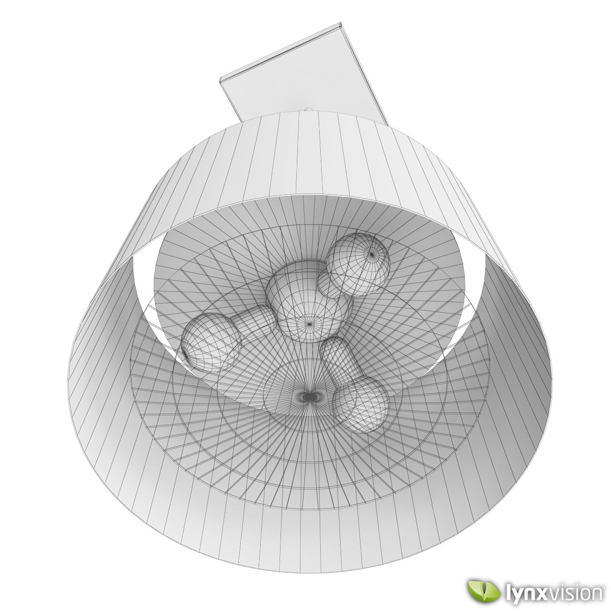 Twiggy Grande Pendant Lamp 3D model_4