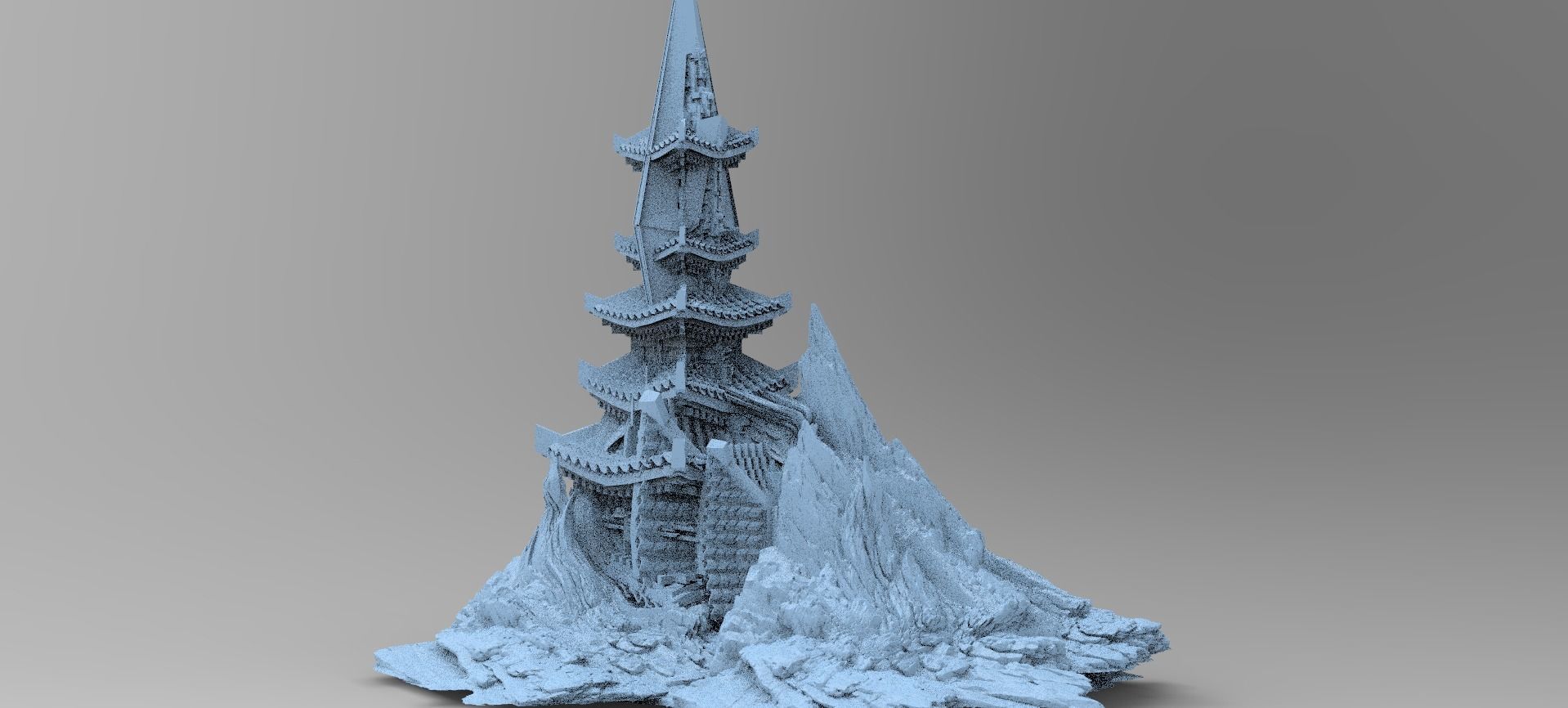  Monarch Cliff 8 3D model_1