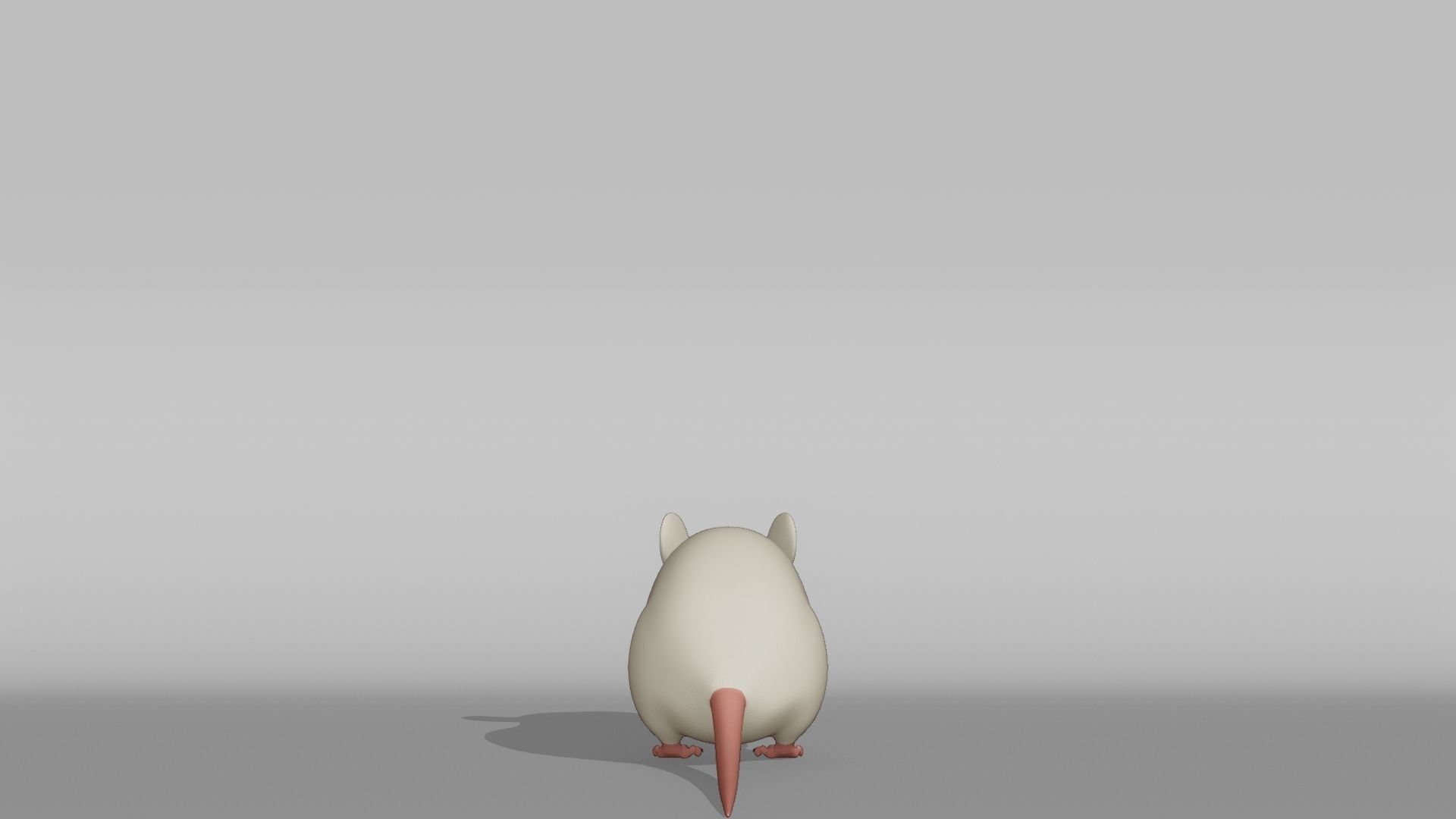 Mouse Base Mesh Low-poly 3D model_9