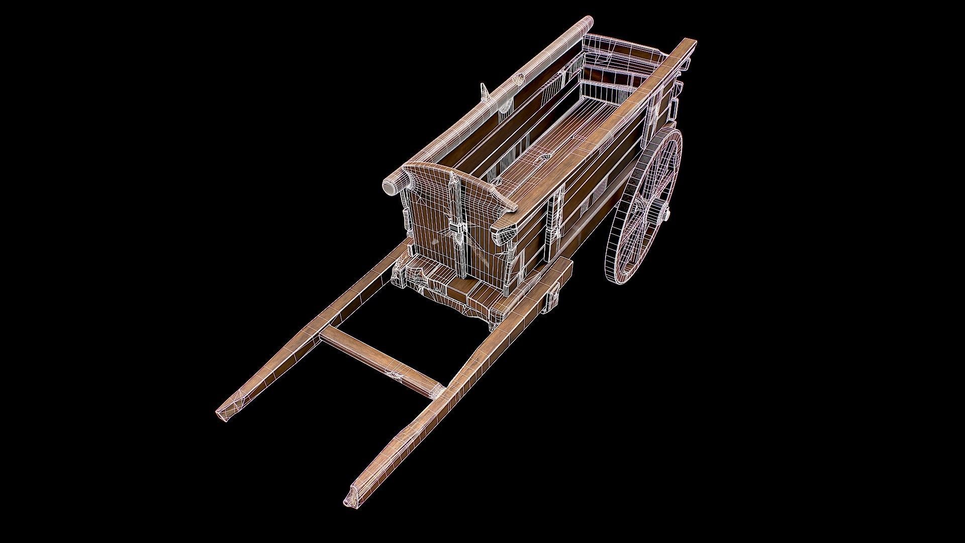 Medieval Props Low-poly 3D model_8