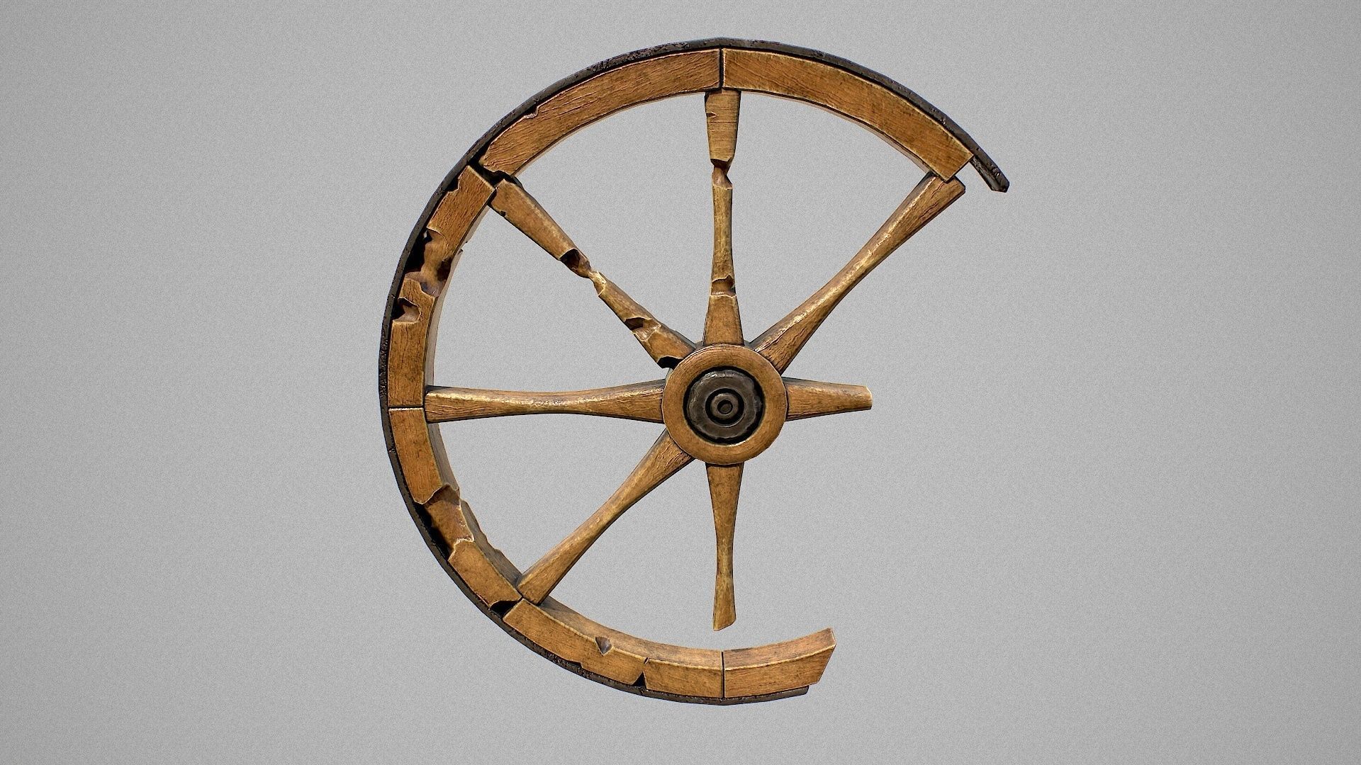 Medieval Props Low-poly 3D model_35