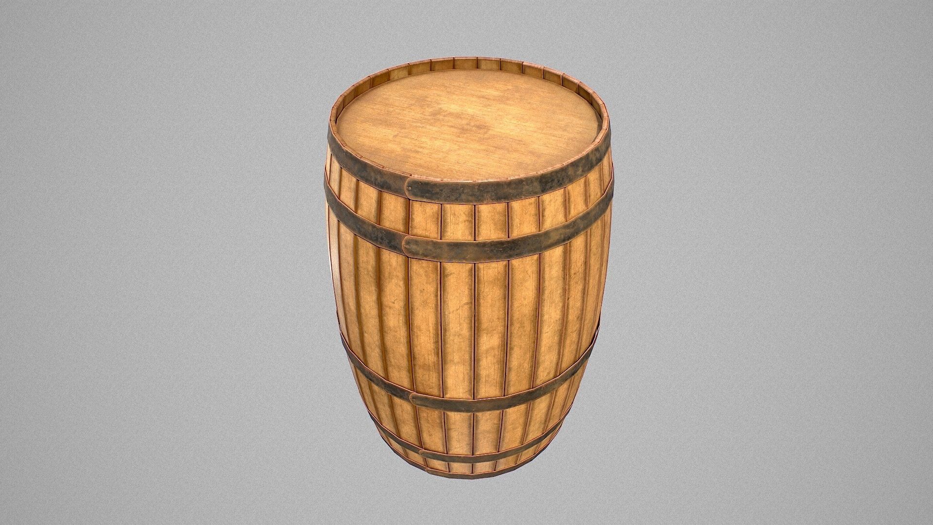 Medieval Props Low-poly 3D model_33