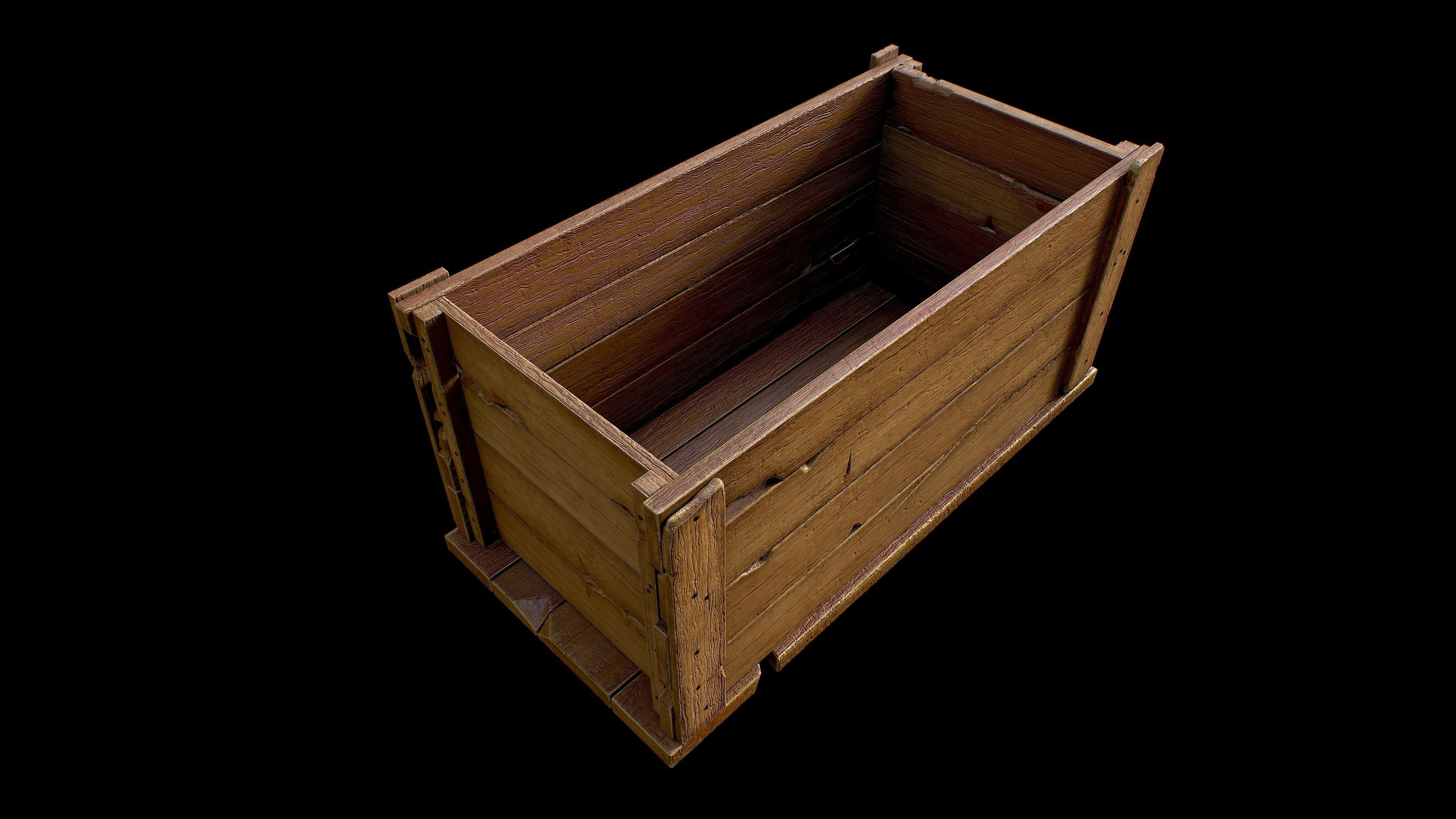 Medieval Props Low-poly 3D model_19