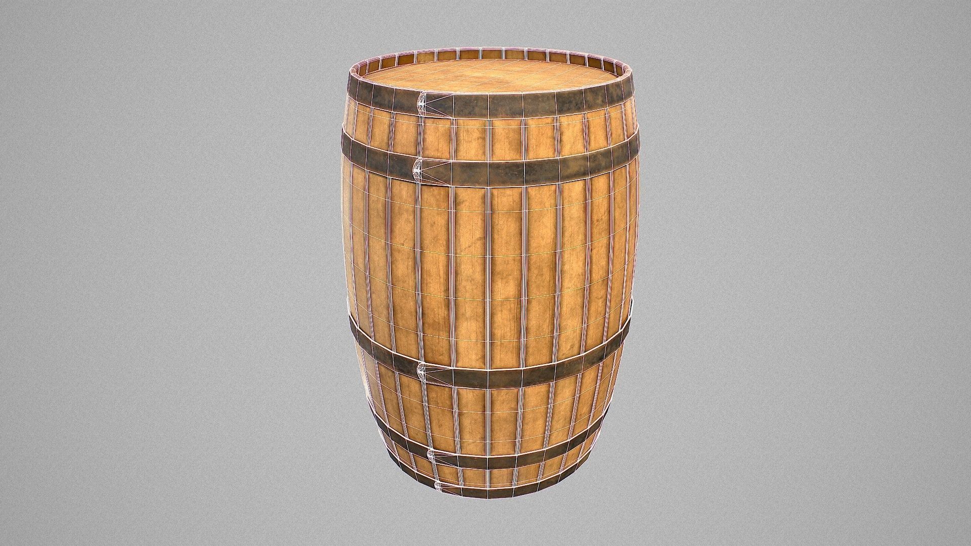 Medieval Props Low-poly 3D model_34