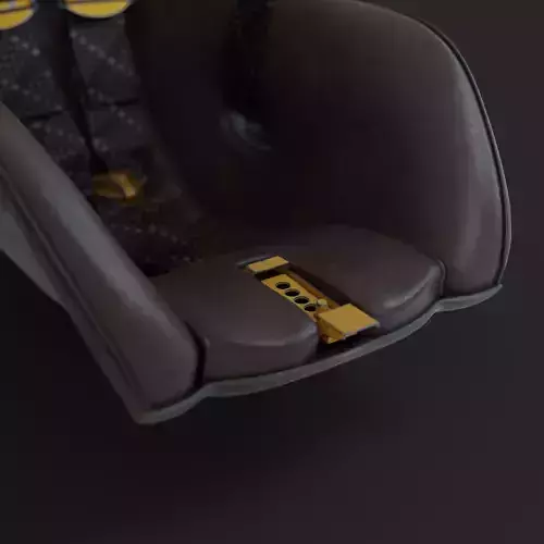 Vintage Porsche 962 seat 3D model