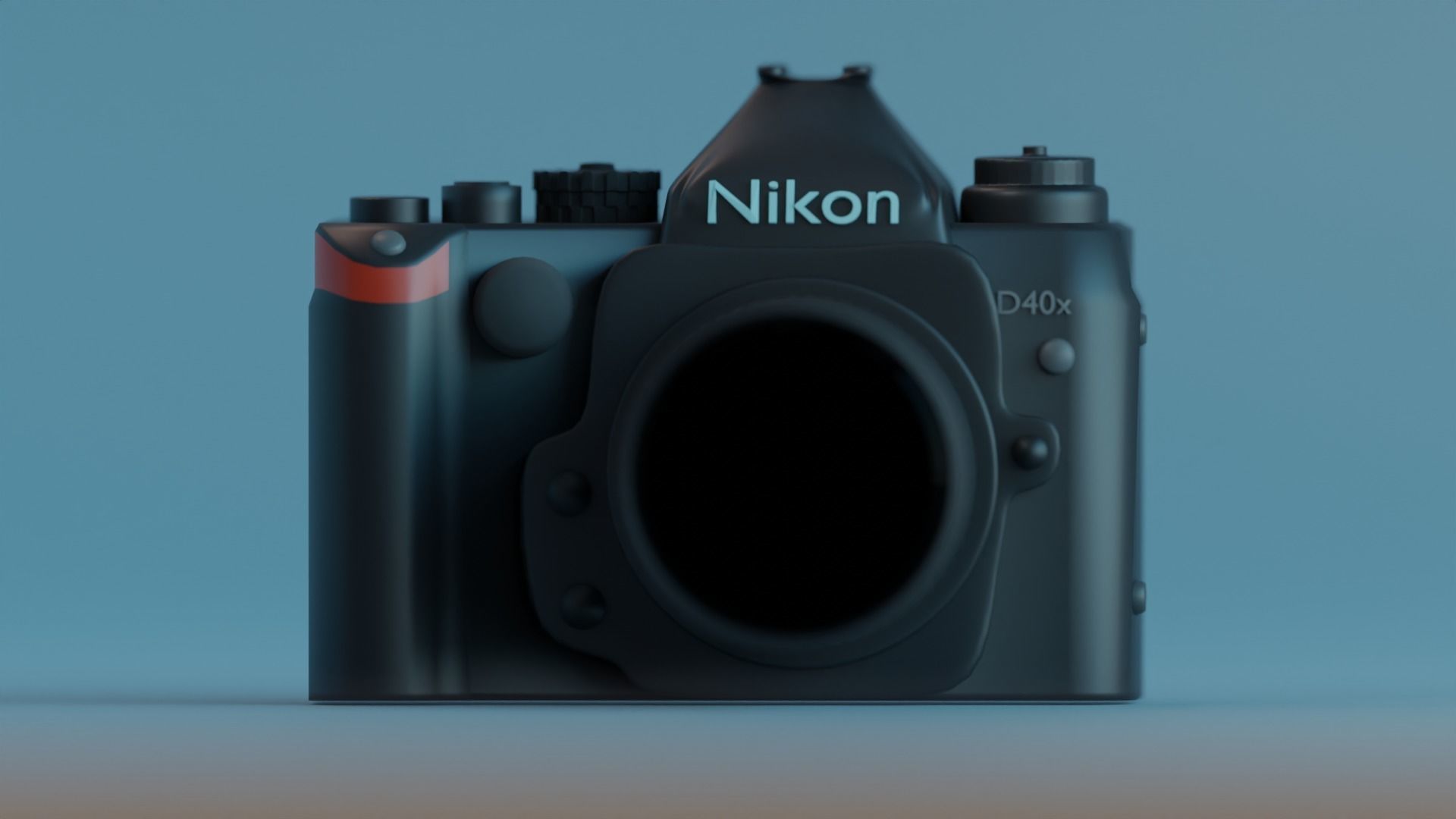 Nikon Camera Low Poly free  Free low-poly 3D model_2