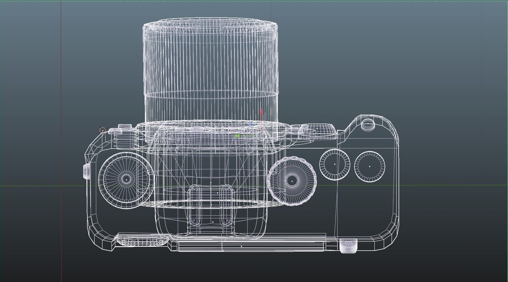Nikon Camera Low Poly free  Free low-poly 3D model_3