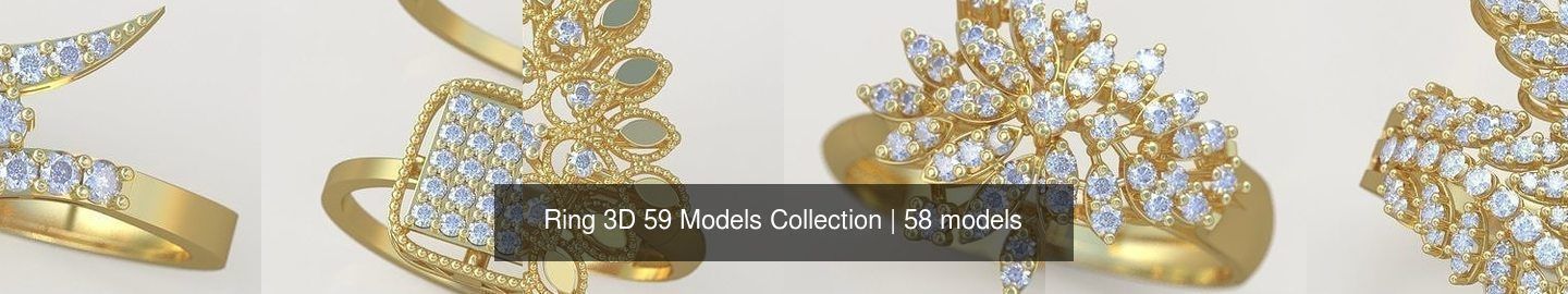 Ring 3D 59 Models Collection _4
