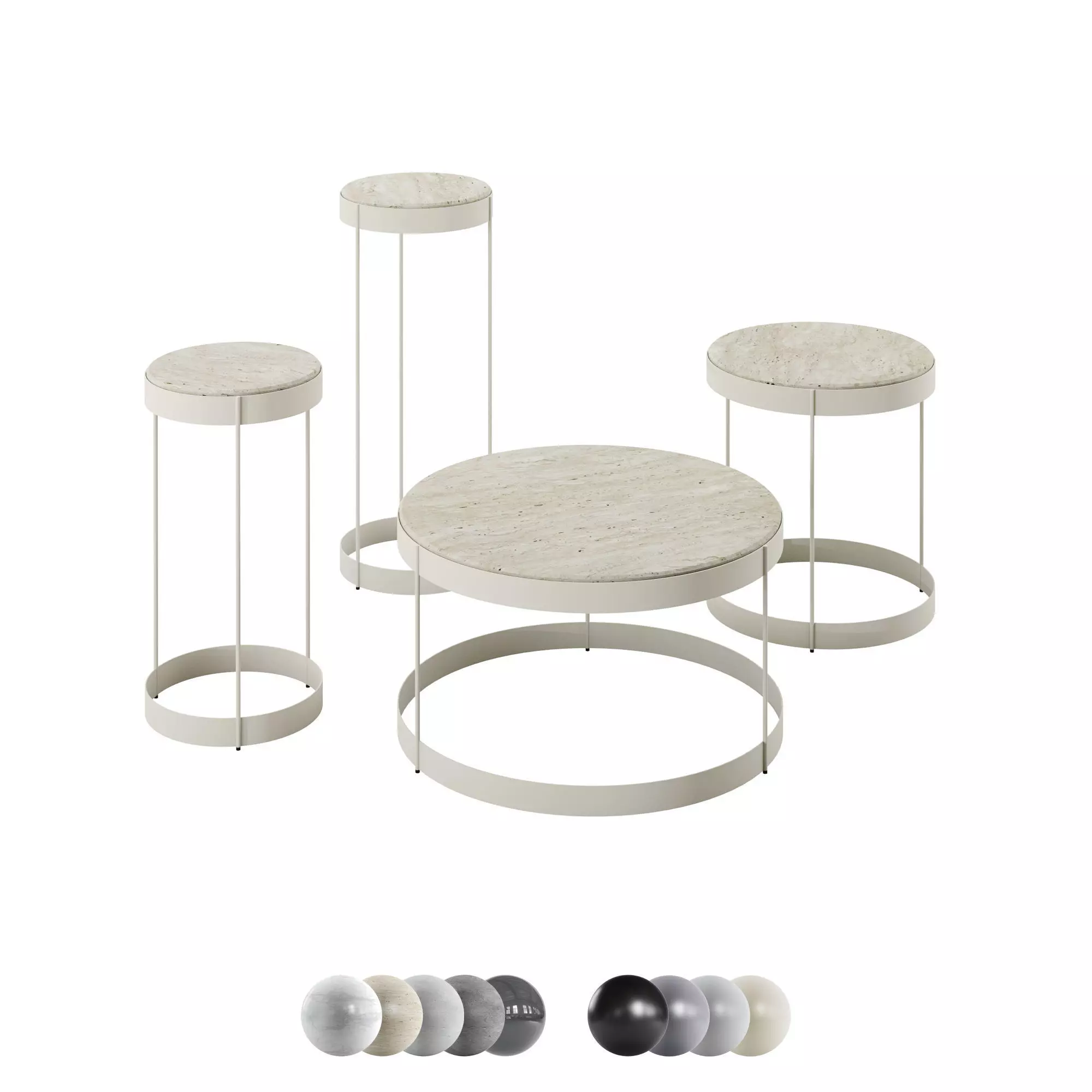 Bolia Coffee Table Drum 3D model_0