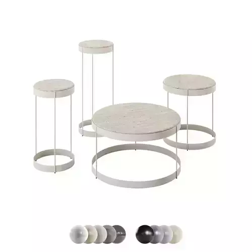 Bolia Coffee Table Drum 3D model