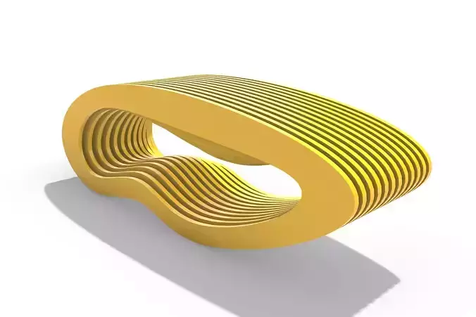 Alien Wavy SciFi Table